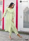 Kesha By Kadlee Cotton Thread Kurti With Bottom Exporters In India